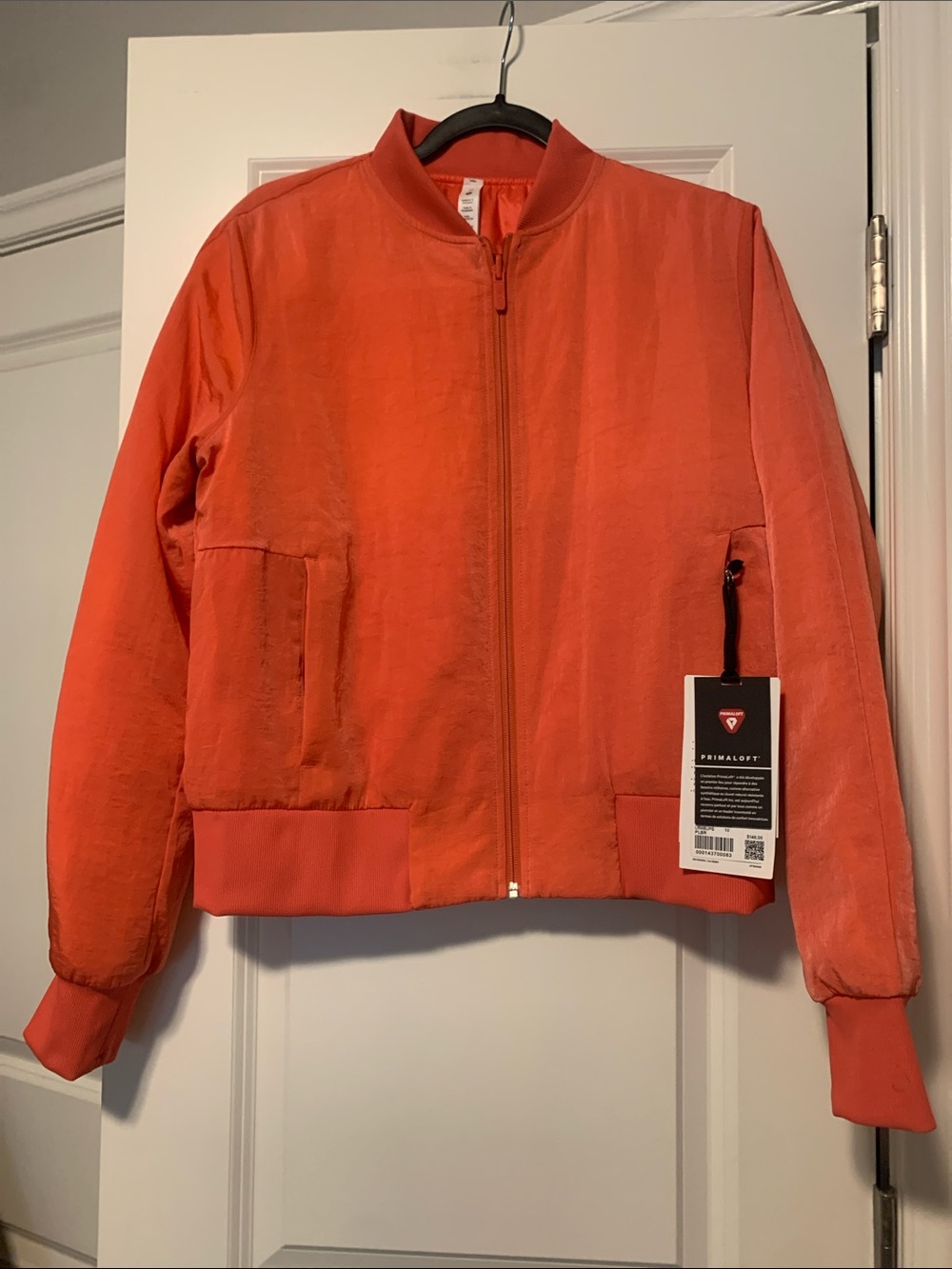 lululemon Non-Stop Bomber Jacket
Pale Raspberry, REVERSIBLE!!, Sz. 10, NWT